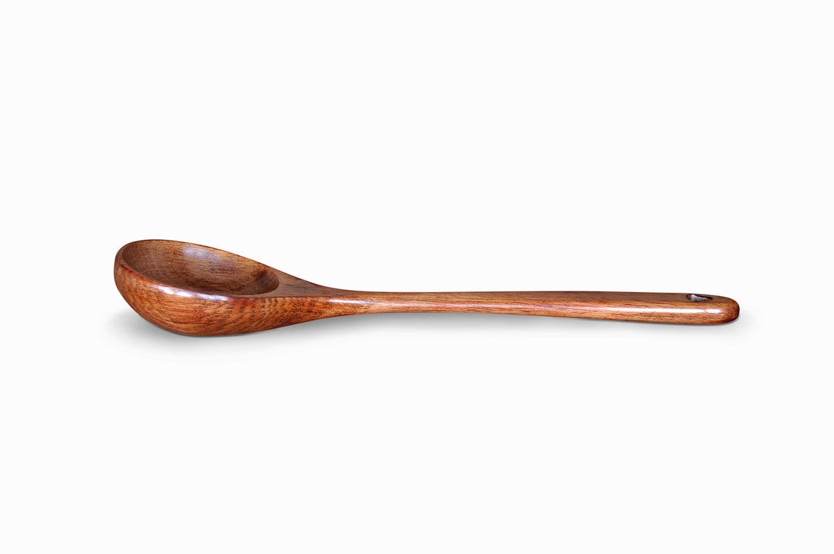 Aufgusskelle  dunkles Komu-Holz