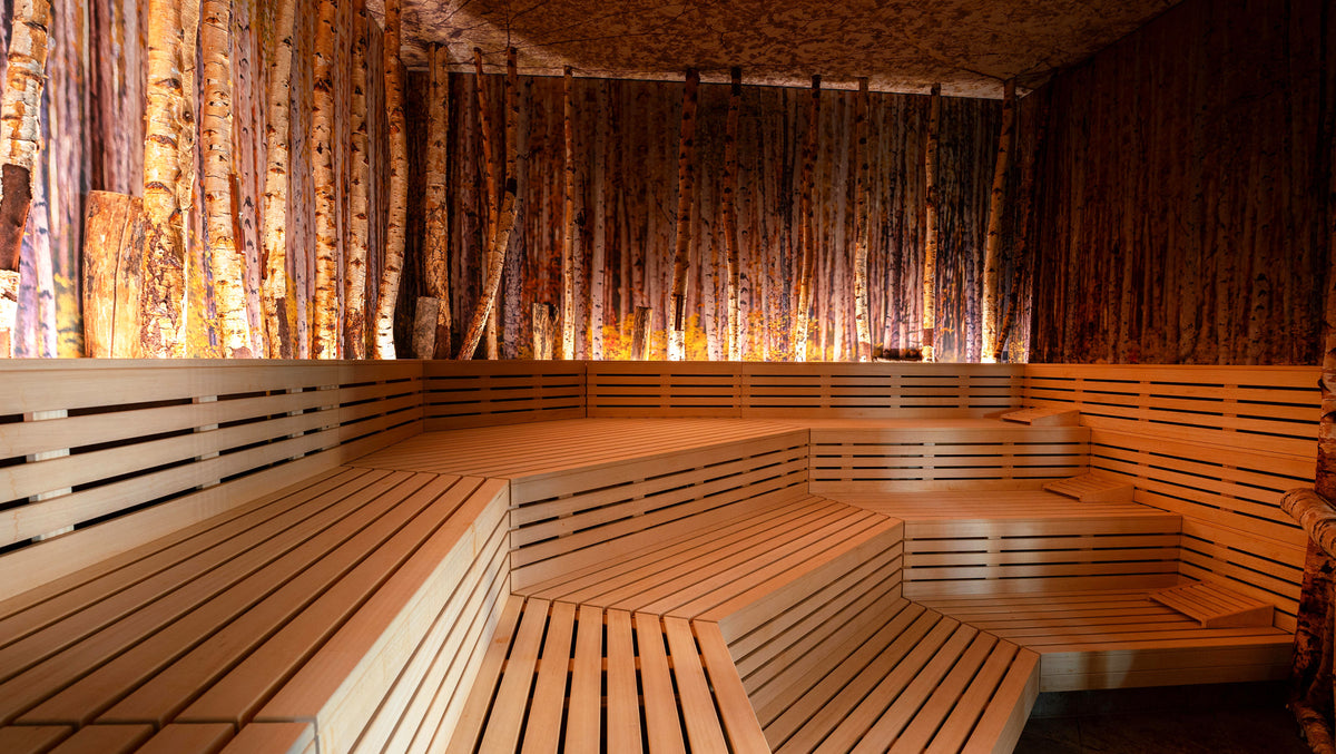 Referenz gewerblich, Badeparadies Titisee-Neustadt, Teil-Renovation von Birken-Sauna, Erneuerung der Saunabänke, Verstärkung der Unterkonstruktion